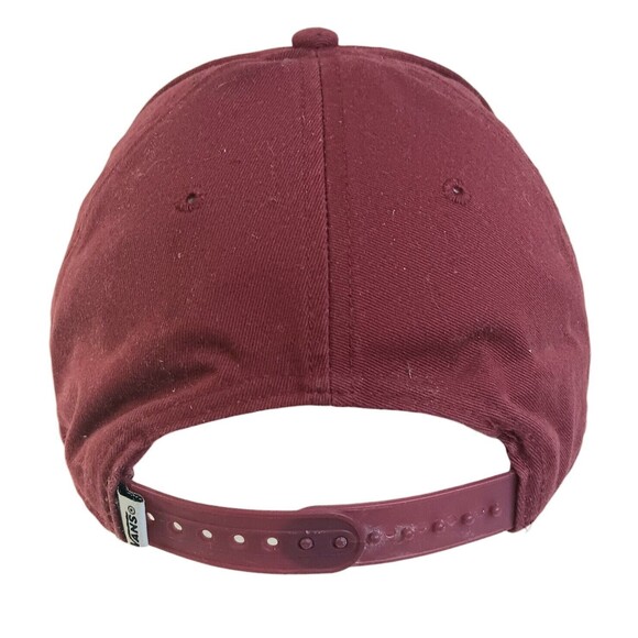 Vans Trucker Hat Since 1966 Logo Maroon Snapback Cap Logo Patch Black and White - Picture 2 of 13